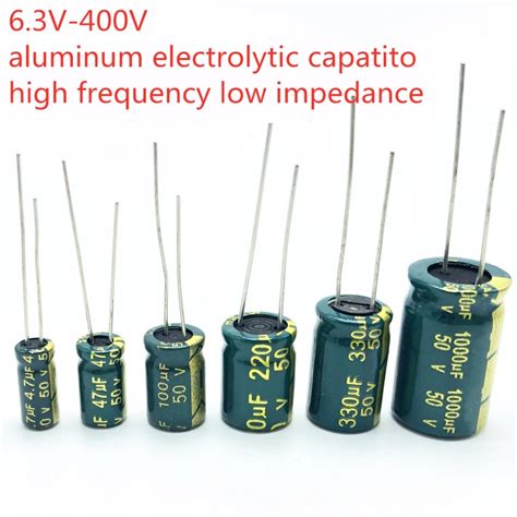 10PCS High Frequency Electrolytic Capacitor 20 6 3V 1000UF 10V 1500UF