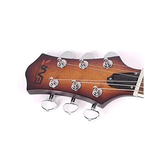 EART Guitare électrique semi creuse 6 cordes Style 335 Col en