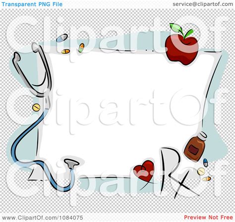 Clipart Medical Frame Royalty Free Vector Illustration By Bnp Design