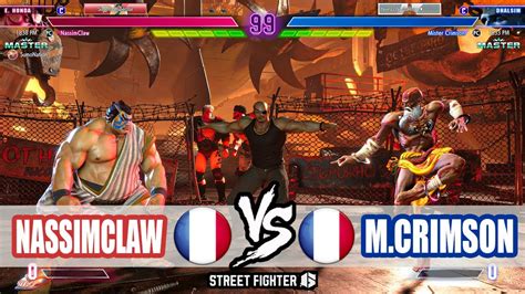 SF6 NassimClaw Honda VS Mister Crimson Dhalsim Street Fighter 6