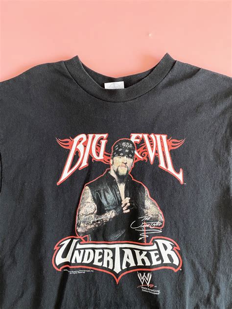 2003 Wwe Undertaker Big Evil T Shirt 5 Star Vintage