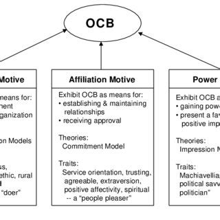 PDF A Motive Based View Of Organizational Citizenship Behaviors