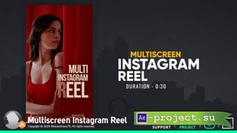 Videohive Multiscreen Instagram Reel 48664958 Project For After