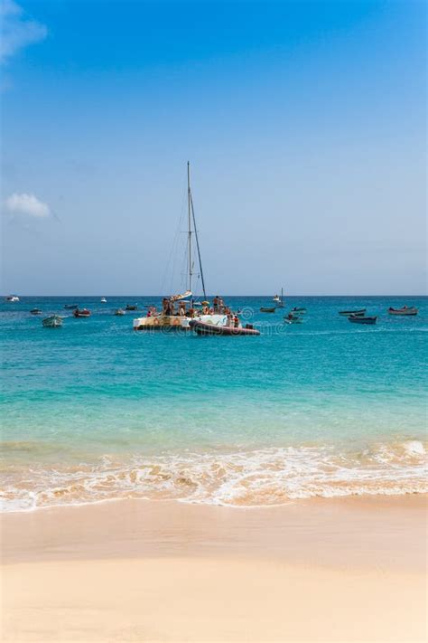 Spiaggia Di Santa Maria Nellisola Capo Verde Cabo Verde Del Sal