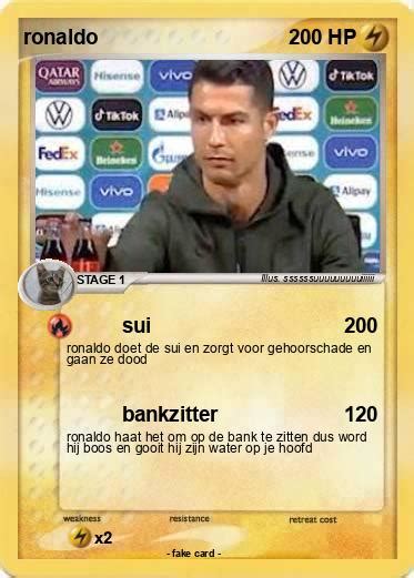 Pokémon ronaldo 1158 1158 sui My Pokemon Card