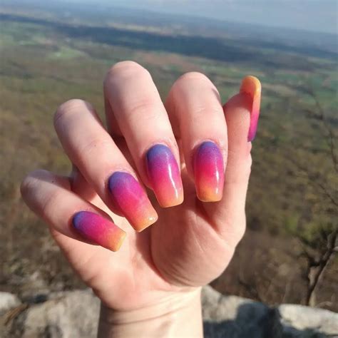 30 Sunset Ombre Nails Ideas You Will Love [2025] Nail Designs Daily