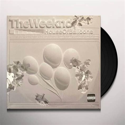 The Weeknd HOUSE OF BALLOONS (CLEAR VINYL/2LP) Vinyl Record