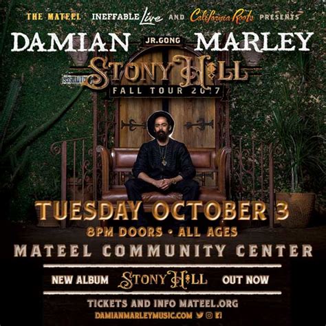 Oct. 3rd: Damian Marley – Mateel Community Center