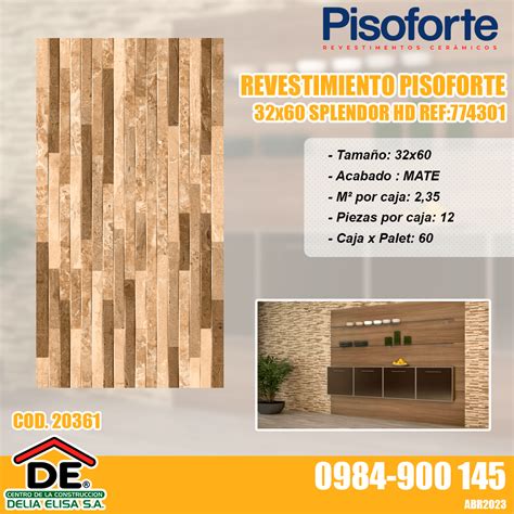 REVESTIMIENTO PISOFORTE 32X60 REF 774301 SPLENDOR HD 2 35 M2 X CJ