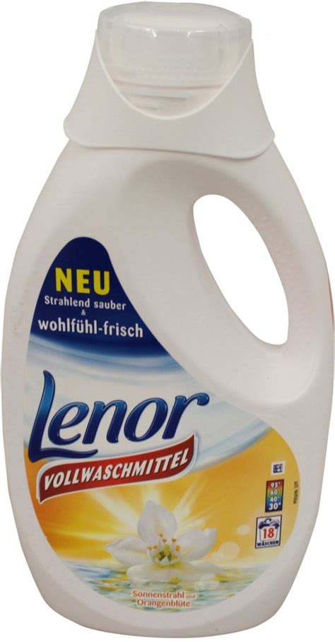 Lenor Vollwaschmittel color flüssig Orangenblüte 18 Wäschen 1314ml