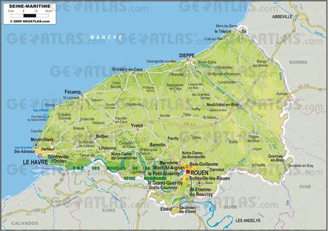 Carte De La Seine Maritime Carte