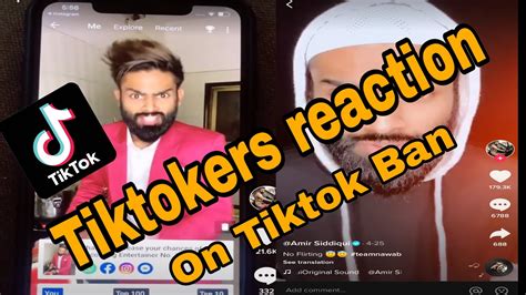 Tiktokers Reaction On Tiktok Ban 🔥🔥 Tiktokers Against Goverment Youtube