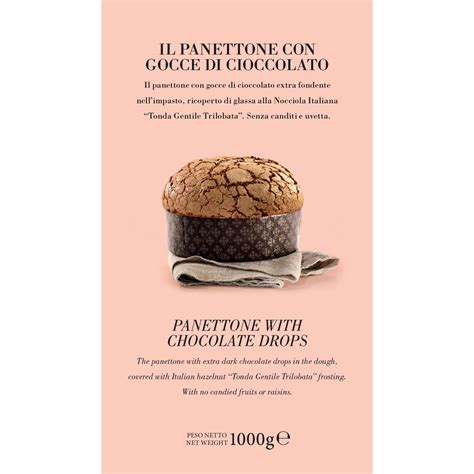 Panettone Artigianale Con Gocce Di Cioccolato Kg Passerini