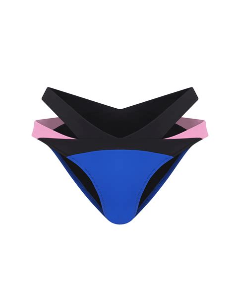 Mazzy Bikini Bottom In Blue By Agent Provocateur All Swimwear