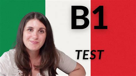 Italian Test Level B1 Test Di Italiano Livello B1 YouTube