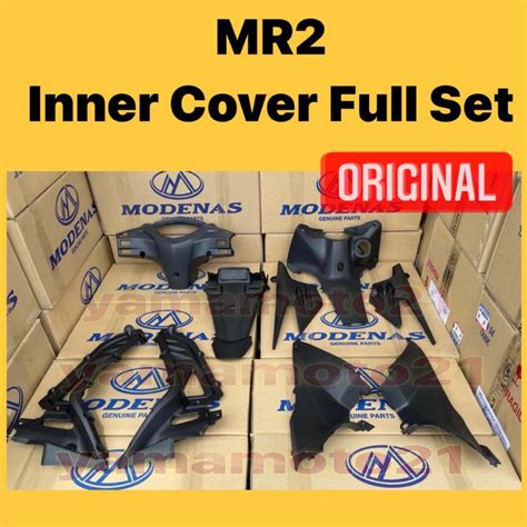 Original Modenas Kriss Mr Cover Inner Set Hitam Caver Coverset