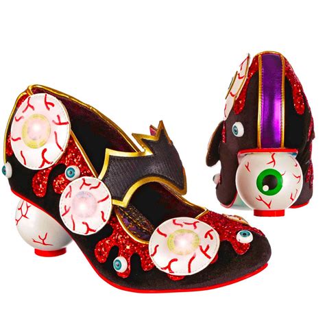 Irregular Choice Check Me Out Halloween Eyeball Heel Shoes