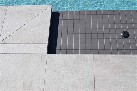 Matt Dark Grey Mm Ceramic Mosaic Pool Tiles