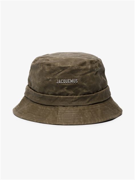 Jacquemus Green Le Bob Gadjo Bucket Hat Browns