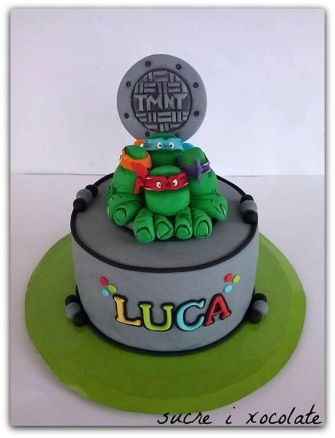 Tortugas Ninja Party Cakes Tmnt Desserts Ideas Food Ninja Turtles