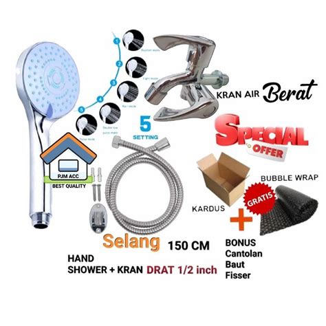 Jual Paket Murah Kran Shower Kamar Mandi Kran Cabang Engkol