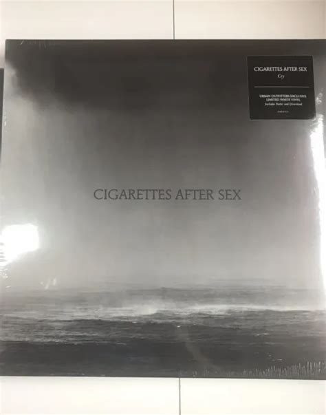 CIGARETTES AFTER SEX Cry Urban Outfitters White Vinyl LP Sealed 24 99