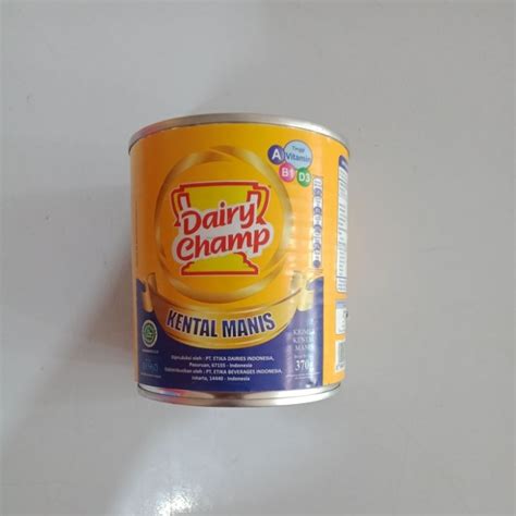 Jual Susu Krimer Kental Manis Dairy Champ 370g Shopee Indonesia