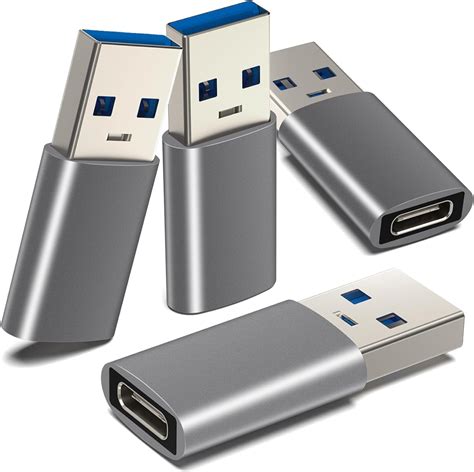 Adattatore USB C A USB 4 Pezzi USB C Femmina A USB 3 0 Maschio