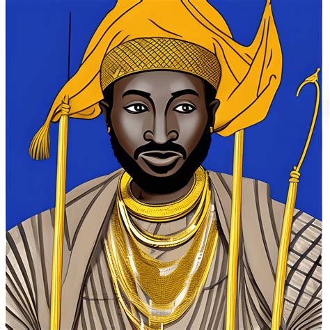 Mansa Musa 14thcentury Ruler Of The Mali Empire · Creative Fabrica