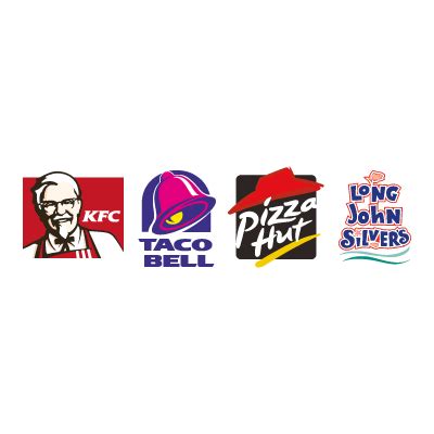 KFC - Taco Bell - Pizza Hut - Long John Silver's vector logo - KFC ...