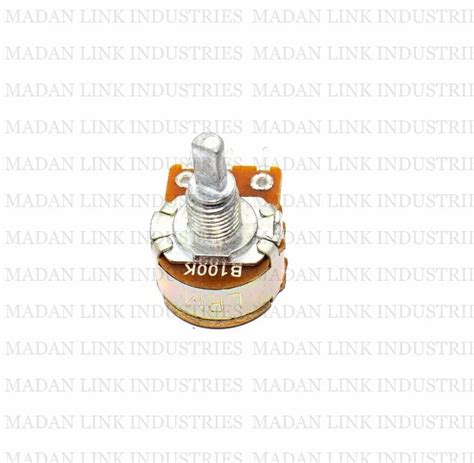 B K Ohm Dual Gang Rotary Potentiometer Pin D Type Shaft At