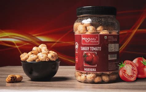 Mooddy Munch Tanggy Tomato Roasted Makhana Packaging Size 80g At