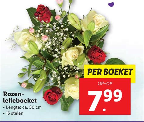 Rozen Lelieboeket Aanbieding Bij Lidl Folders Nl