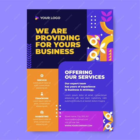 Premium Vector Business Flyer Template