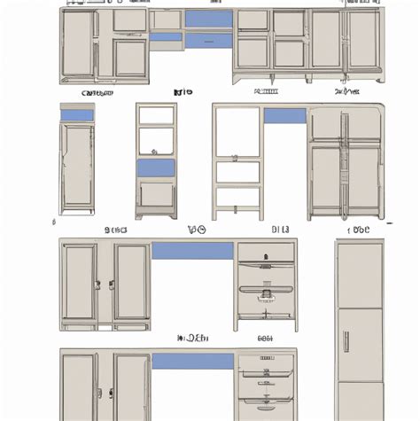 Standard Kitchen Cabinet Size Chart