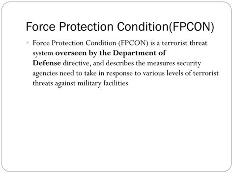 Ppt Force Protection Powerpoint Presentation Free Download Id581292