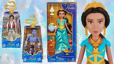 Jasmine Singing Doll And Geniealaddin Figurines By Hasbro Live Action