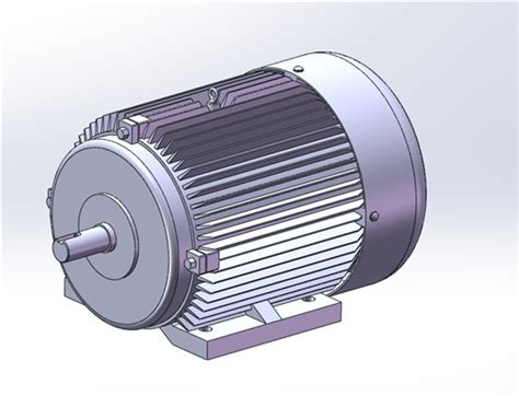 Y系列ip44三相异步电动机3d模型下载三维模型solidworks模型 制造云 产品模型