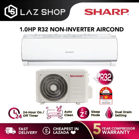 H Ship Outsharp Hp Self Clean R Non Inverter Air Conditioner