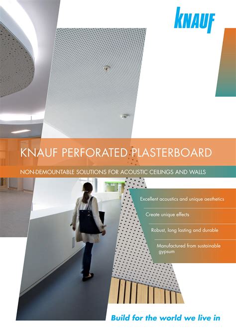 Knauf Perforated Plasterboard Brochure By Knaufuk Issuu