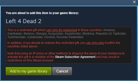 More Regional Restrictions On Steam Gifts Come To Light PC Gamer