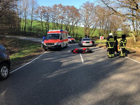 POL PDKL Motorradfahrer Schwer Verletzt Presseportal