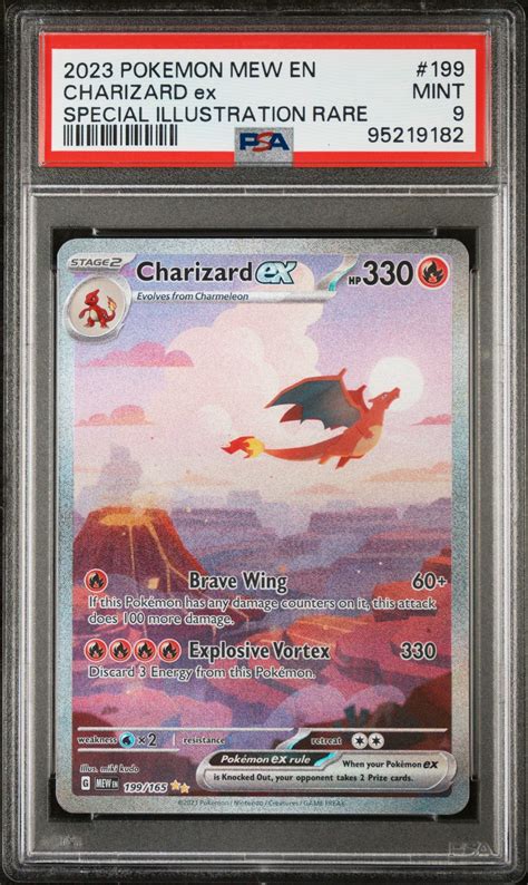 2023 Pokemon Mew En 151 199 Charizard Ex Special Illustration Rare Psa