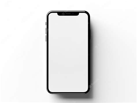 Premium Photo | A blank screen iphone mockup