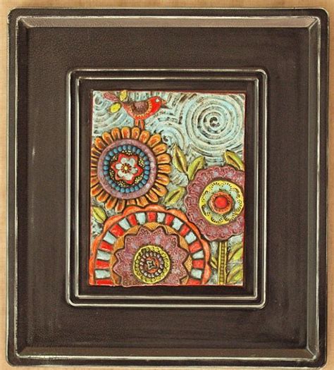 Colorful Ceramic Tile Mosaic Wall Art