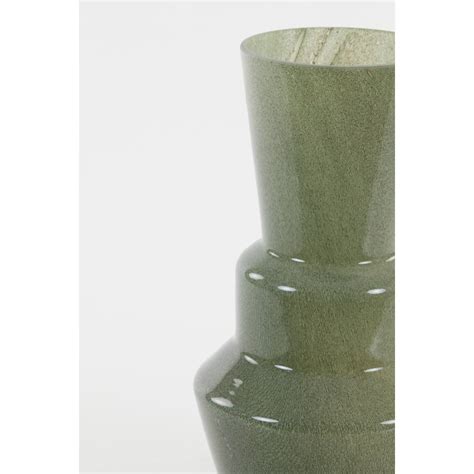 Vase Ø20 5x36 cm TROSMU glass grey green 5812283 Light Living