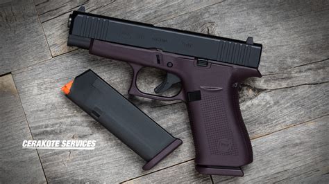 Glock Plum Pistol Cerakote Services