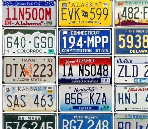 Complete Set 50 United States License Plates All 50 Usa States Good