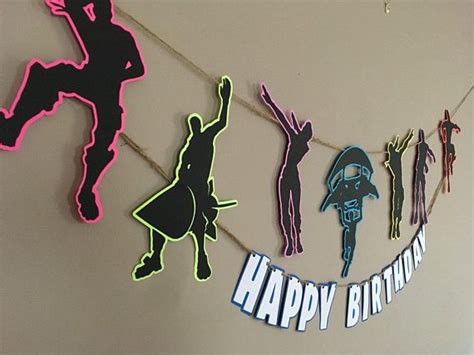 Fortnite inspired birthday banner Fortnite decorations | Video games birthday party, 9th ...