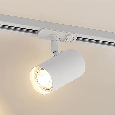 Lindby Linaro Spot Sur Rail Monophas Blanc Luminaire Fr